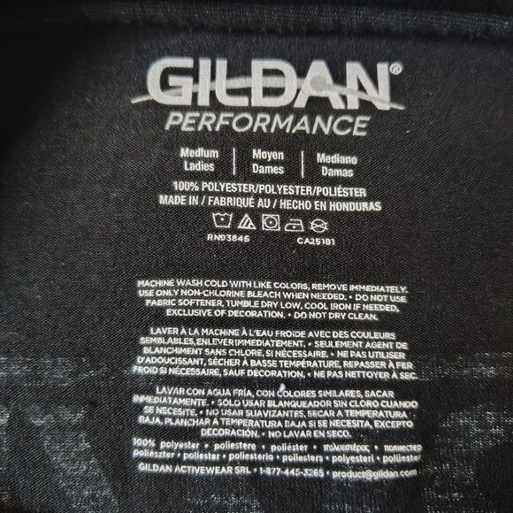 Harwigs T-Shirt Womens Size Medium Black White Funny Graphic Crewneck - Picture 5 of 11